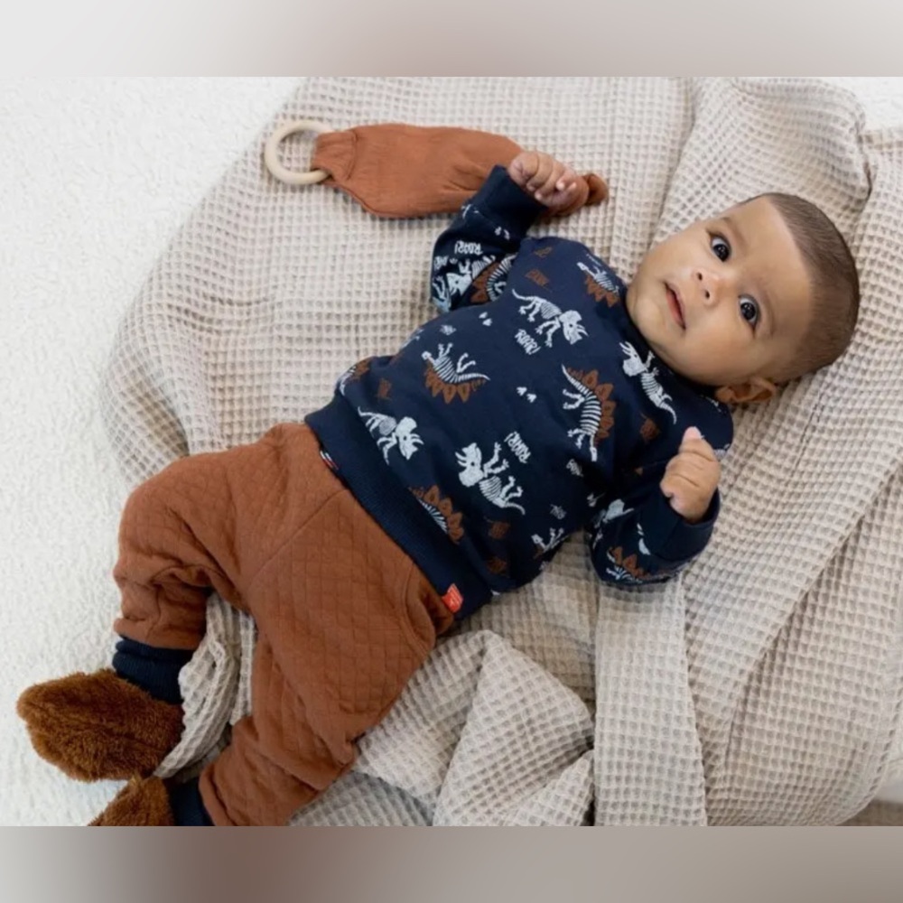 DIRKJE BABY Dinosaur Crewneck | 6 months